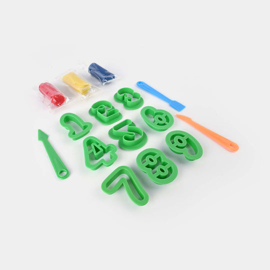 Numbers Dough Play Set For Kids