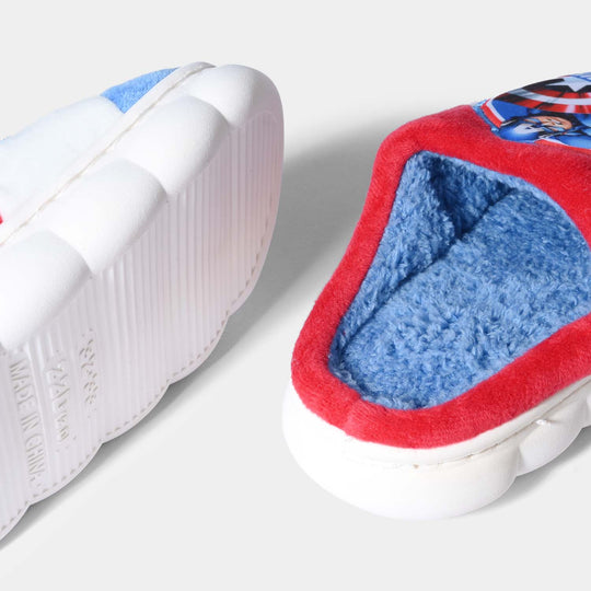 Boys Slipper Fur HH-002-Red