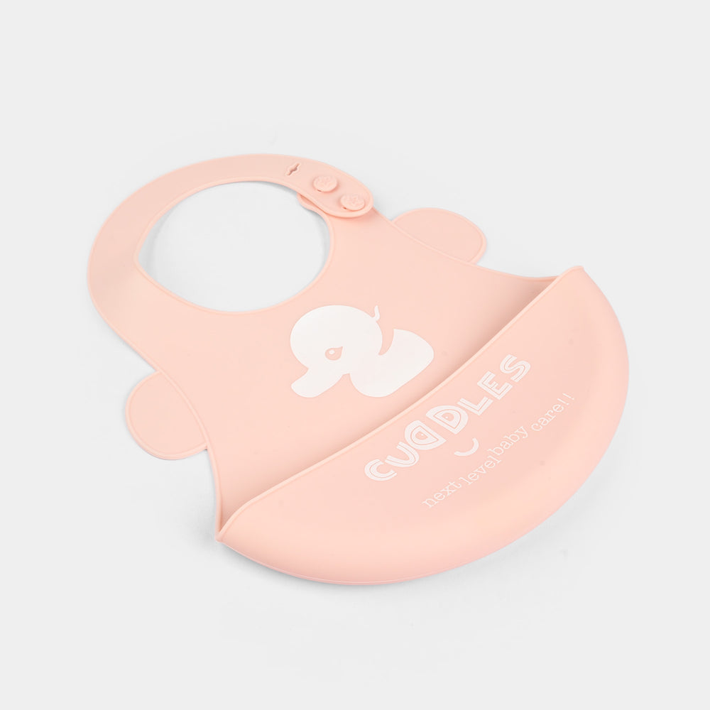Fold & Go Cuddles Silicone Baby Bib