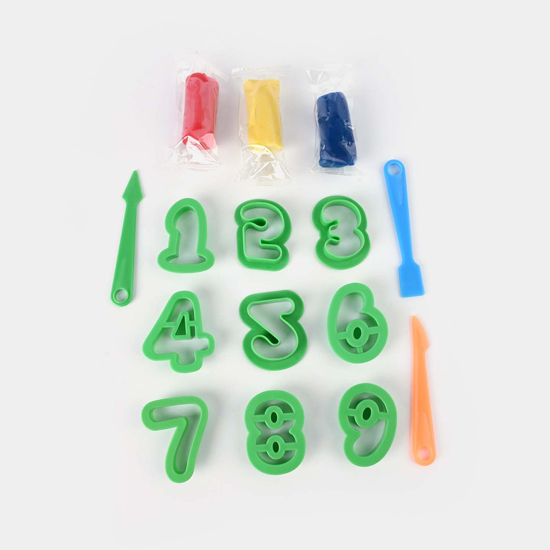 Numbers Dough Play Set For Kids