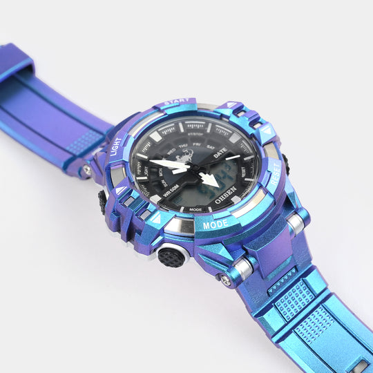 Dual-Display Sports Digital Wrist Watch