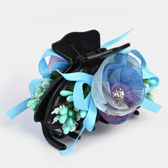 Girls Flower Hair Catcher/Claw Clip