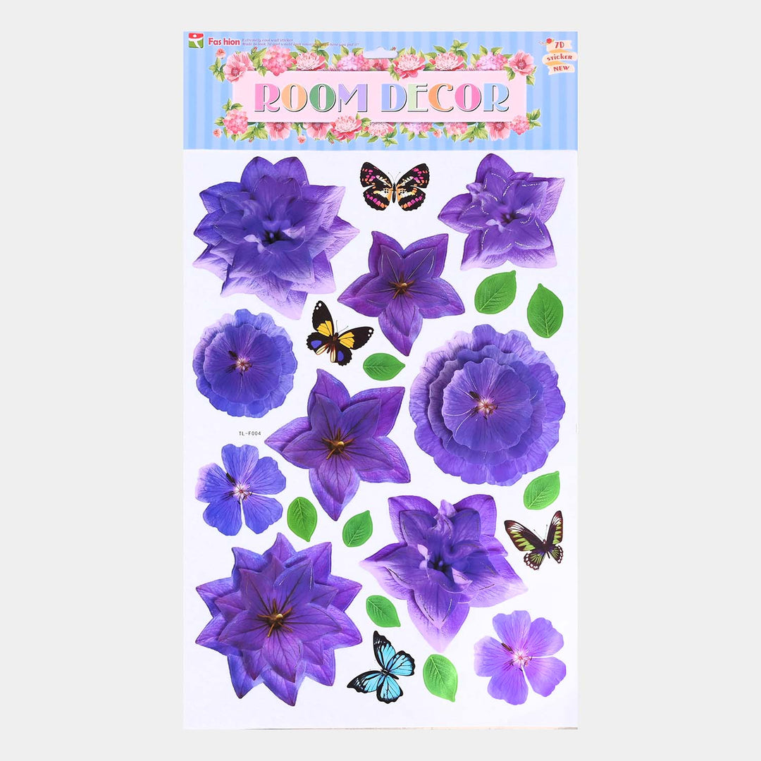 Room Decor Flower Sticker