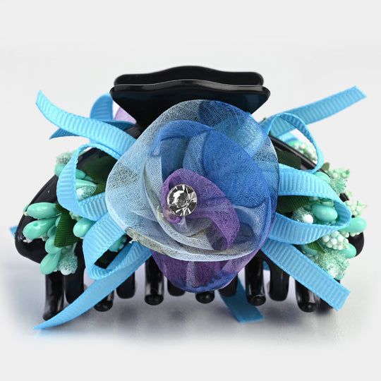 Girls Flower Hair Catcher/Claw Clip