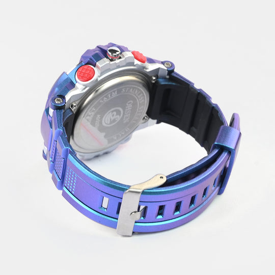 Dual-Display Sports Digital Wrist Watch