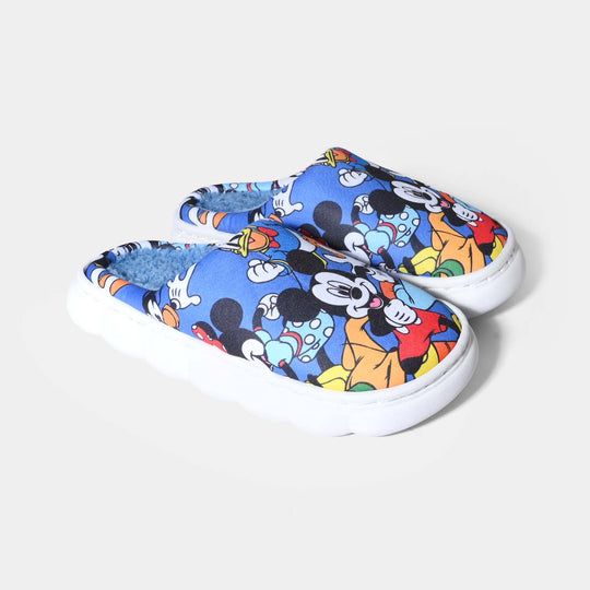 Boys Slipper Fur HH-005-Blue