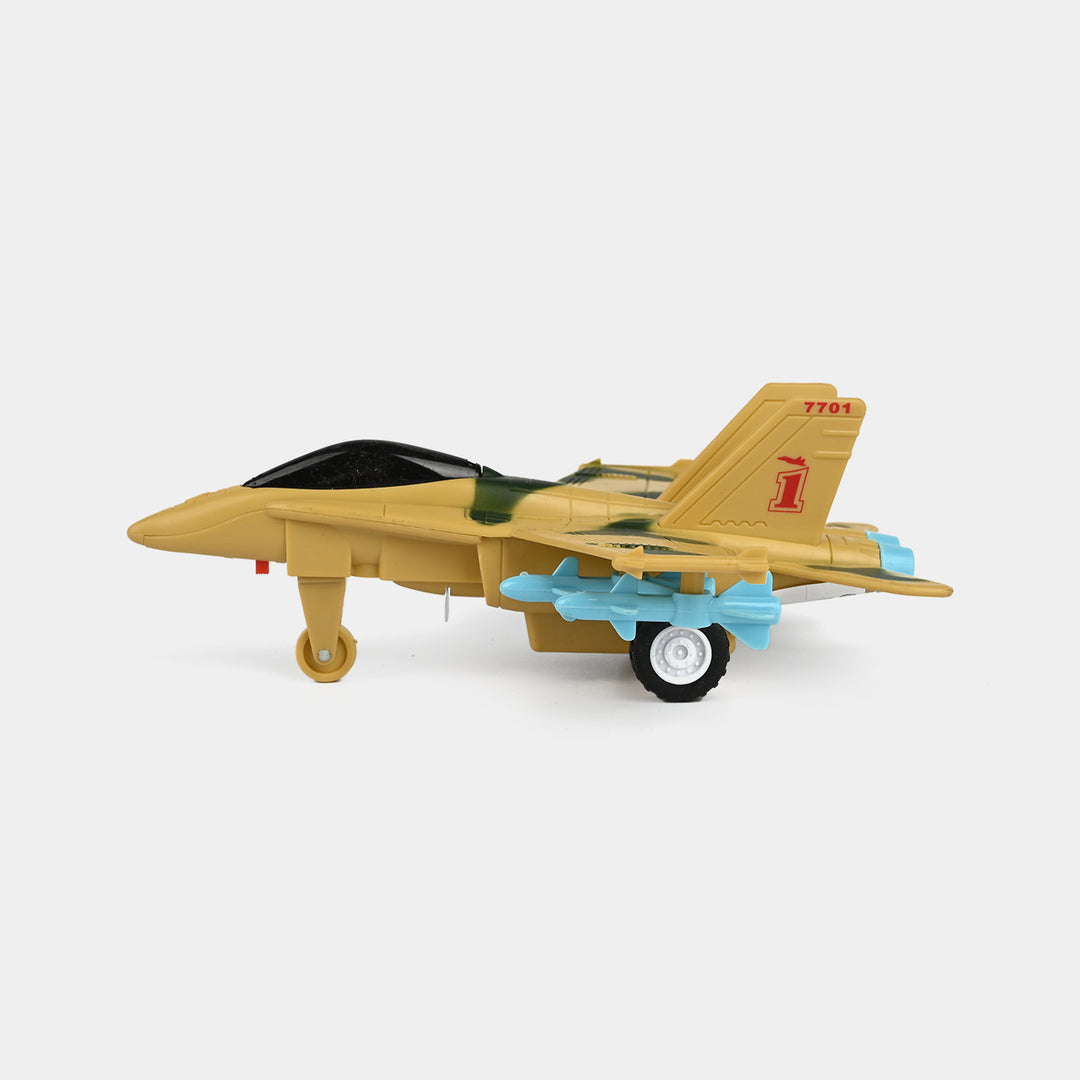 Die Cast Fighter Plane Friction Toy