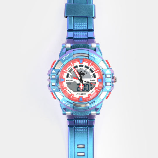 Dual-Display Sports Digital Wrist Watch