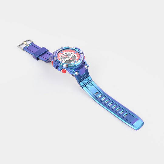 Dual-Display Sports Digital Wrist Watch