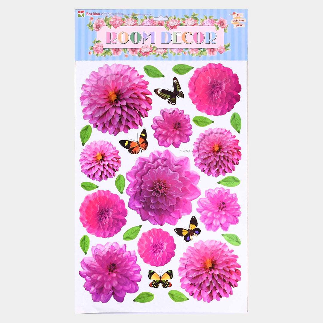 Room Decor Flower Sticker