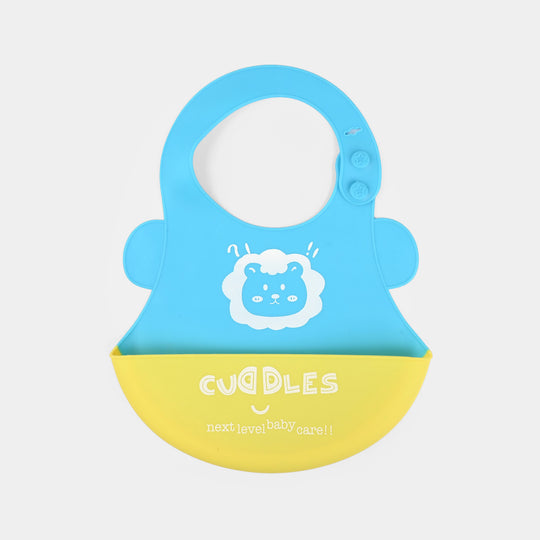 FOLD & GO CUDDLES SILICONE BABY BIB