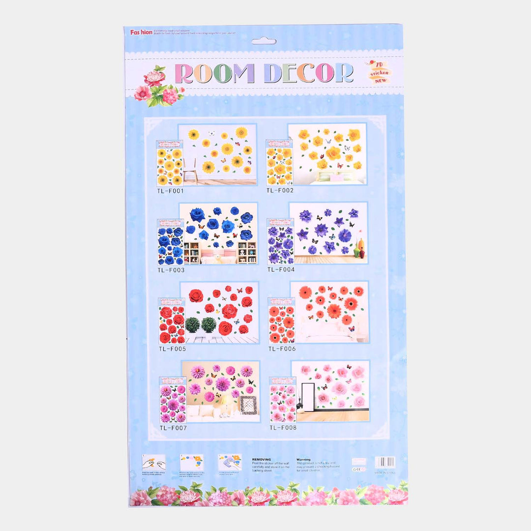 Room Decor Flower Sticker