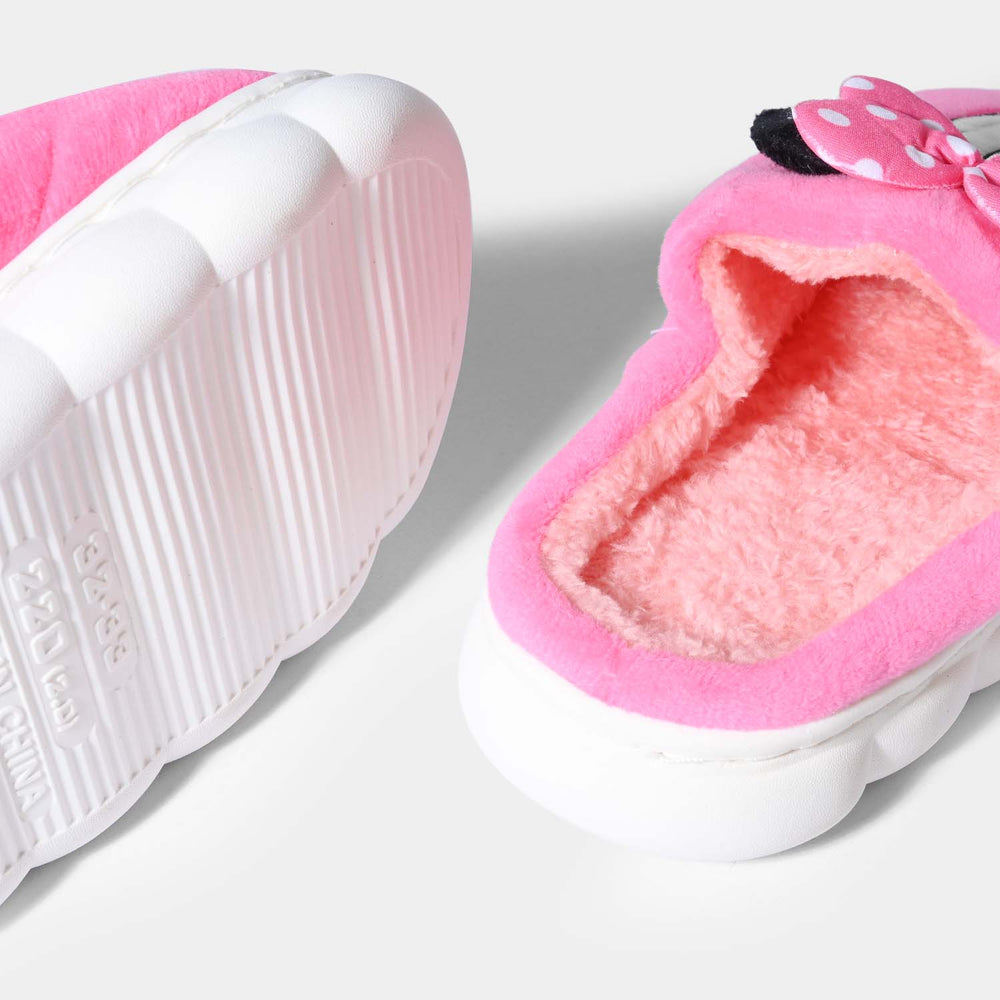 Girls Slipper Fur HH-006-Fuchsia