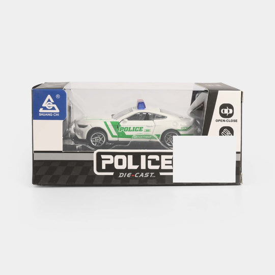 Alloy Die-Cast Police Sports Car Toy