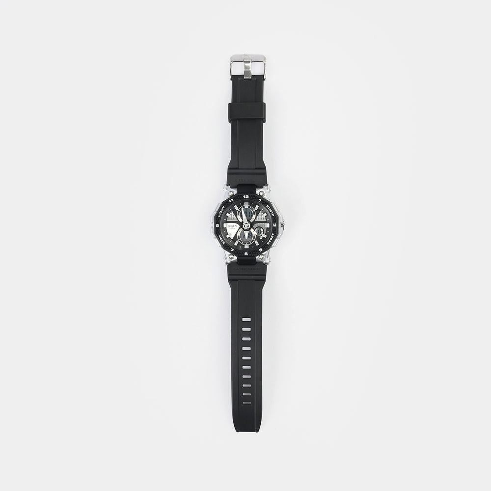 Dual Functionality Sports Digital Wrist Watch