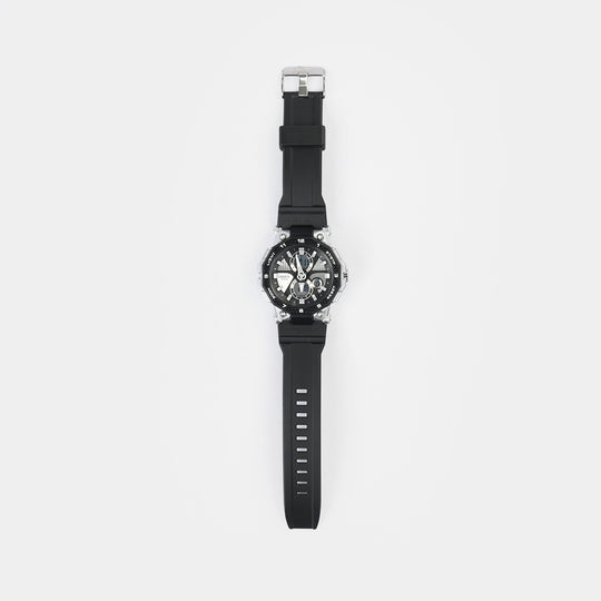 Dual Functionality Sports Digital Wrist Watch