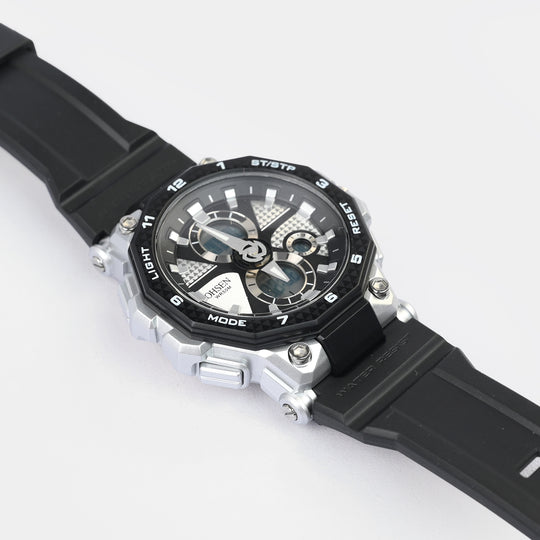 Dual Functionality Sports Digital Wrist Watch