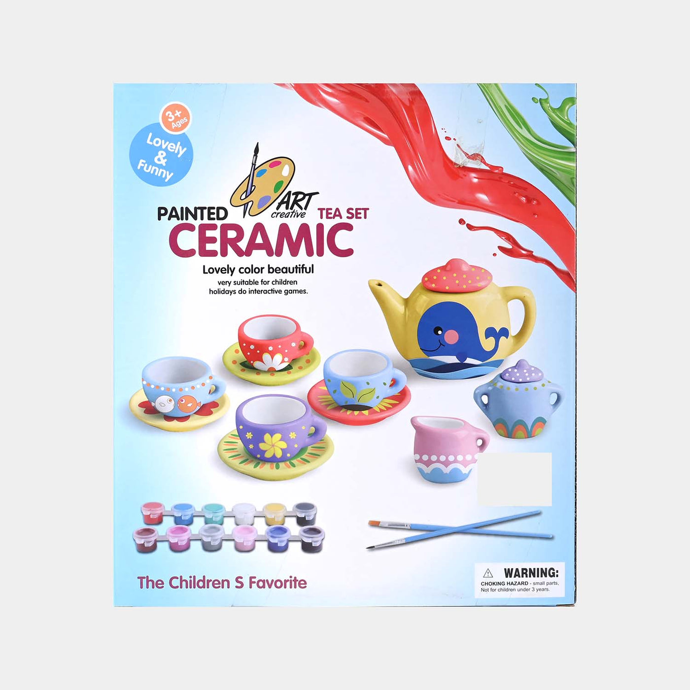 Art Creative Painting Tea Set For Kids