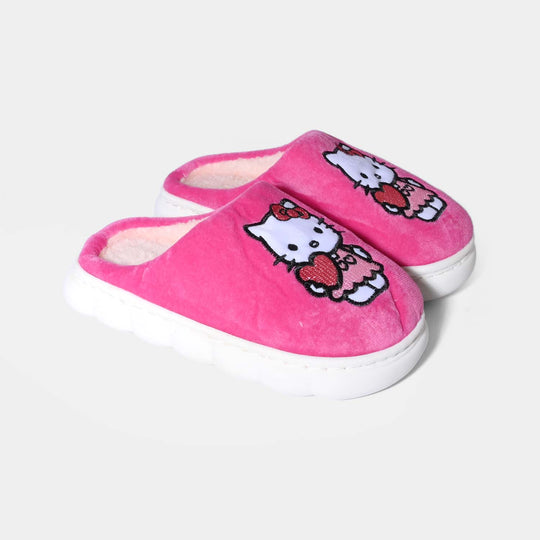 Girls Slipper Fur HH-003-Fuchsia