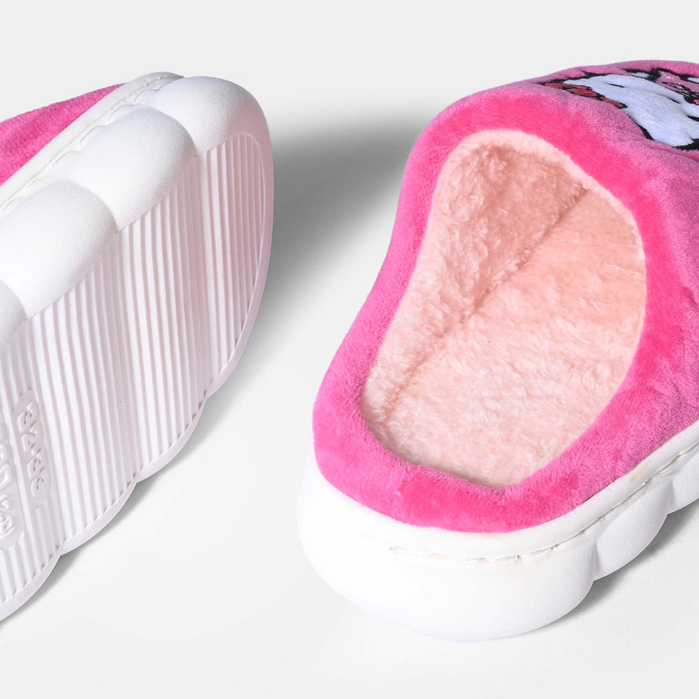 Girls Slipper Fur HH-003-Fuchsia