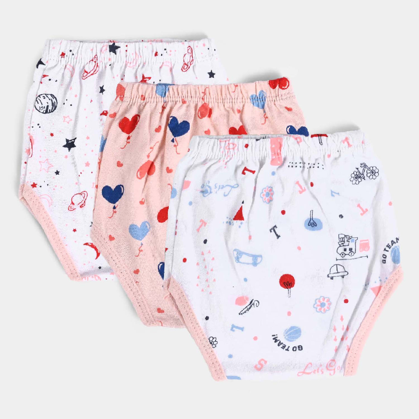 Cotton Panty pack of 3, | 0-3M