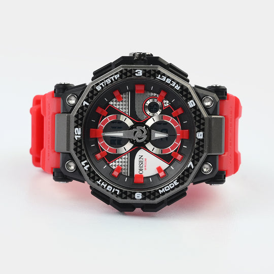 Dual Functionality Sports Digital Wrist Watch