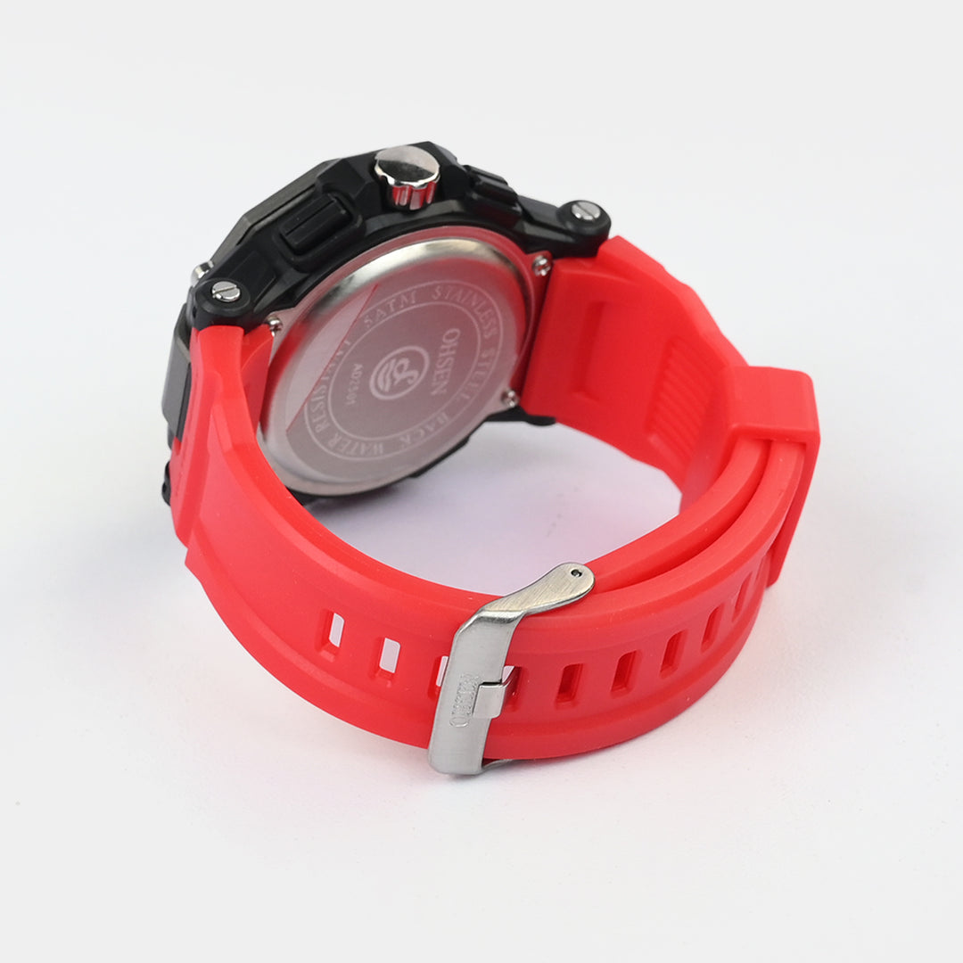 Dual Functionality Sports Digital Wrist Watch