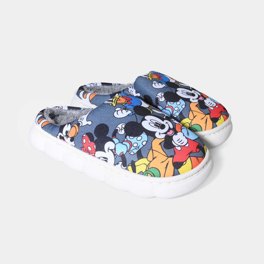 Boys Slipper Fur HH-005-GREY