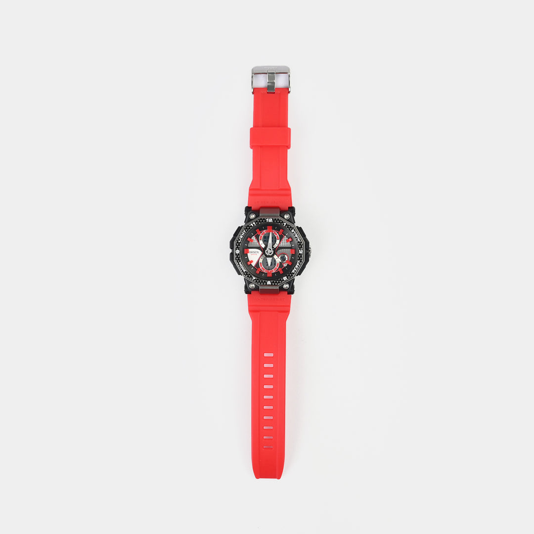Dual Functionality Sports Digital Wrist Watch