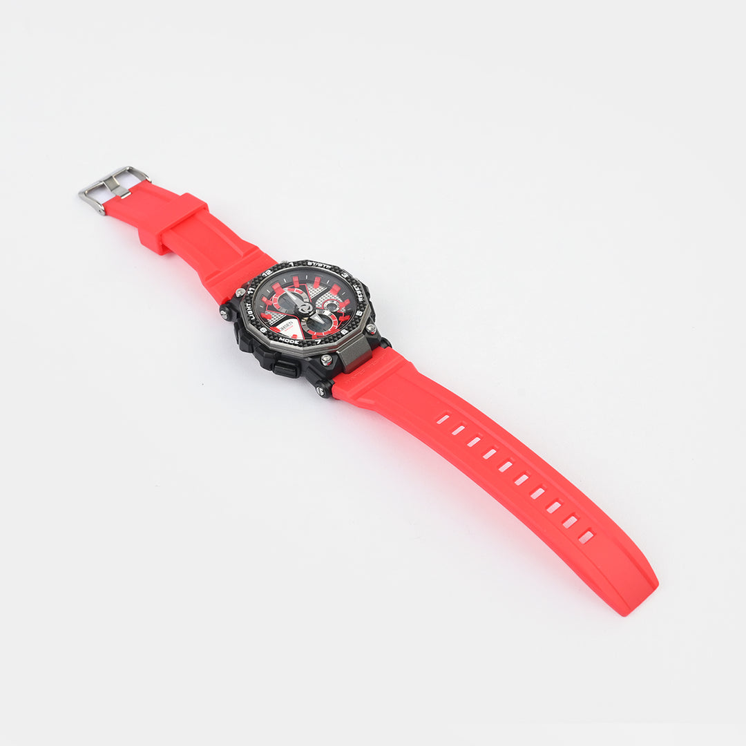 Dual Functionality Sports Digital Wrist Watch