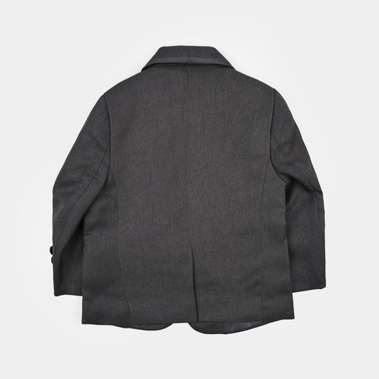 Boys Cotton, Polyester Coat Pant-D.Grey