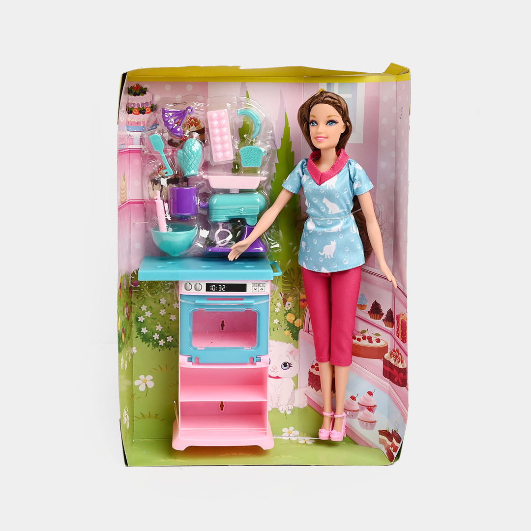 Super Doll Kitchen Play Set