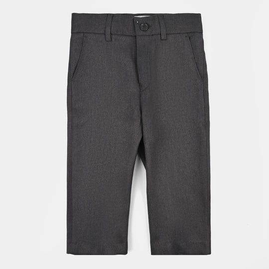 Boys Cotton, Polyester Coat Pant-D.Grey