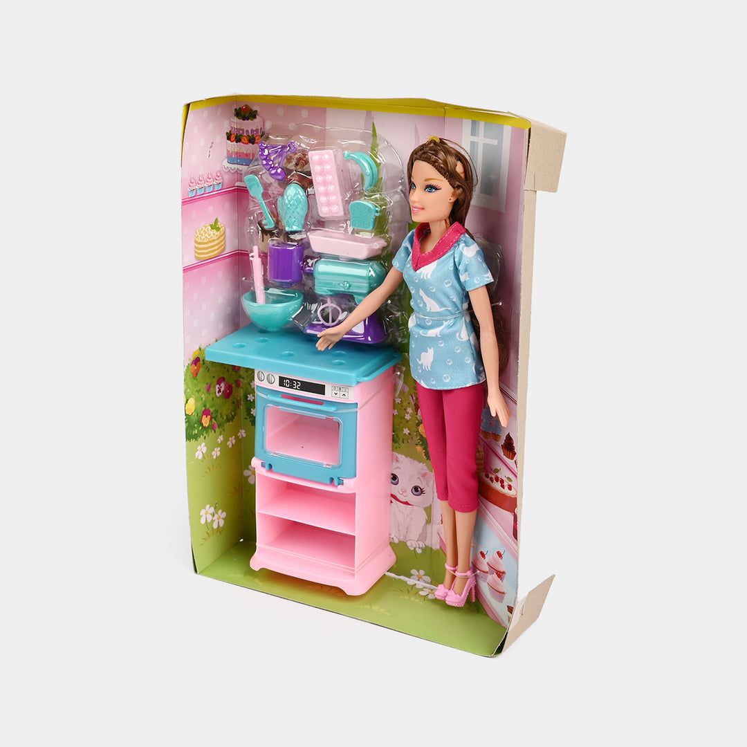 Super Doll Kitchen Play Set