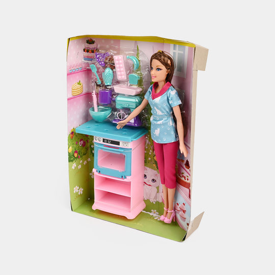 Super Doll Kitchen Play Set