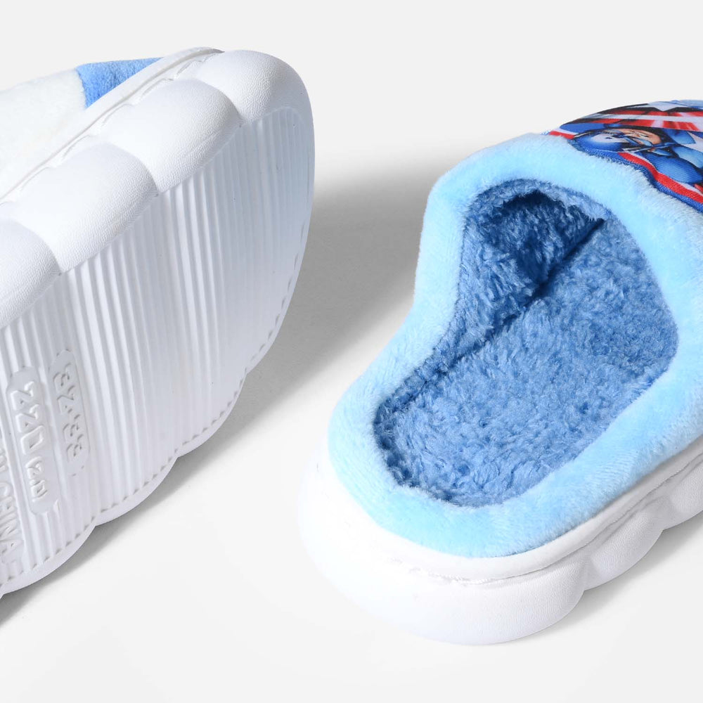 Boys Slipper Fur HH-002-Blue