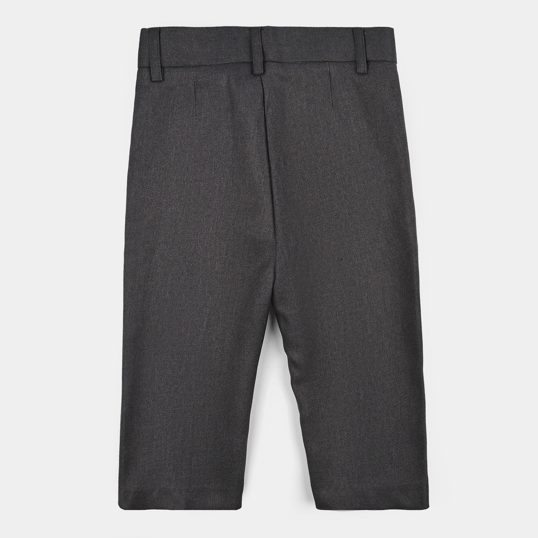 Boys Cotton, Polyester Coat Pant-D.Grey