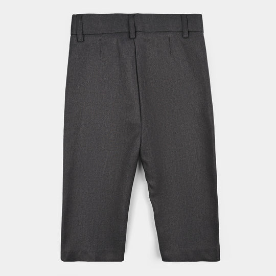 Boys Cotton, Polyester Coat Pant-D.Grey