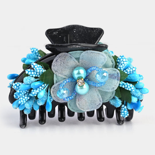 Girls Flower Hair Catcher/Claw Clip