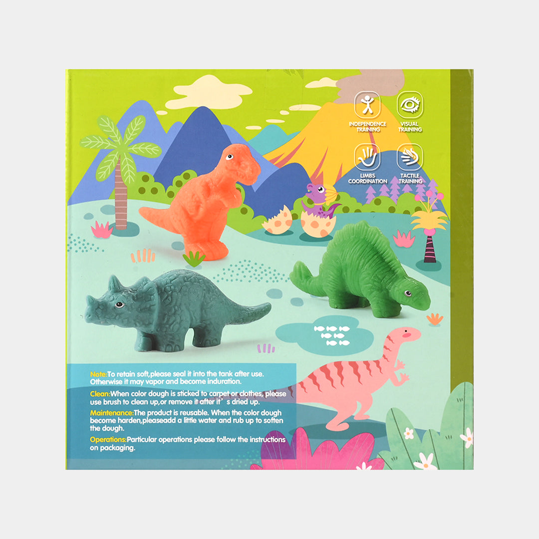 DINOSAUR WORLD COLOR DOUGH SET FOR KIDS