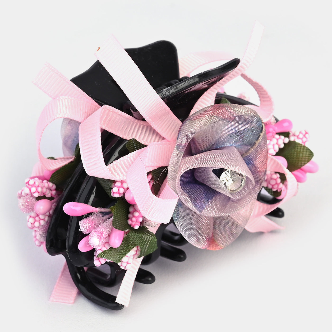 Girls Flower Hair Catcher/Claw Clip