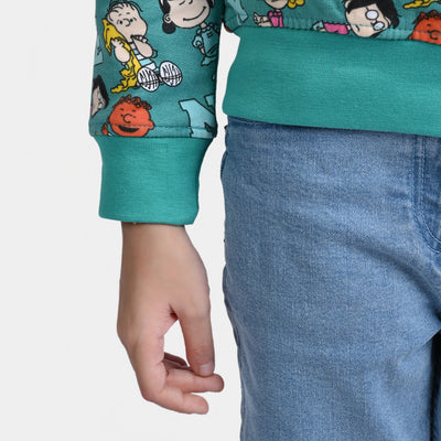 Girls Fleece Sweatshirt Peanuts-Capri Breeze