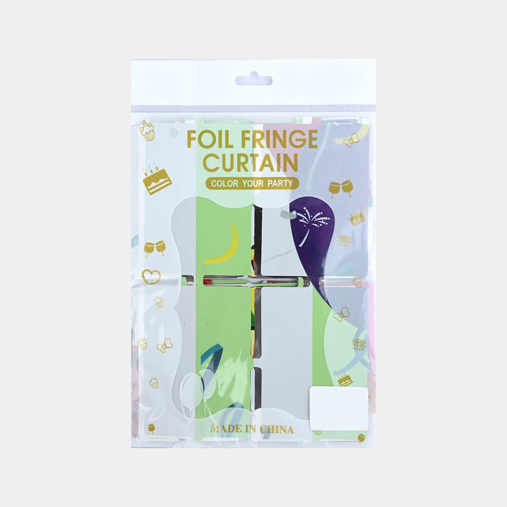 Foil Fringe Curtain Party Backdrop