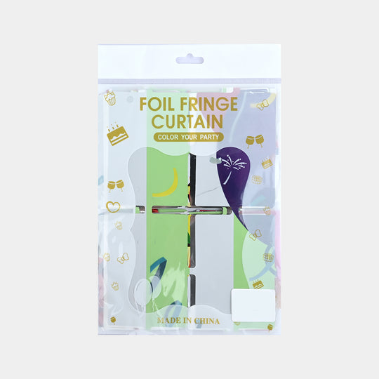 Foil Fringe Curtain Party Backdrop