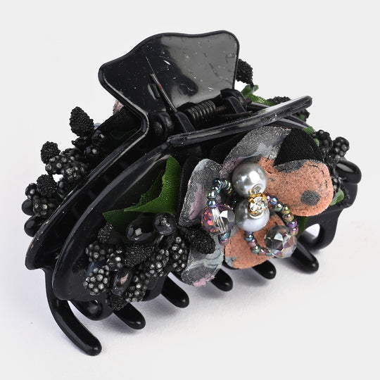 Girls Flower Hair Catcher/Claw Clip