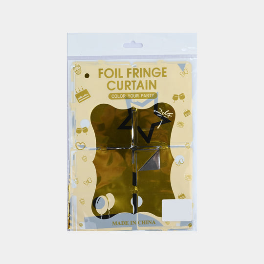 Foil Fringe Curtain Party Backdrop