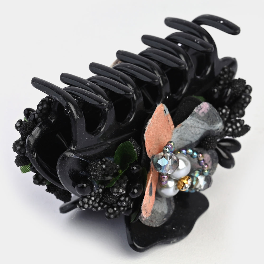 Girls Flower Hair Catcher/Claw Clip