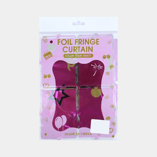 Foil Fringe Curtain Party Backdrop