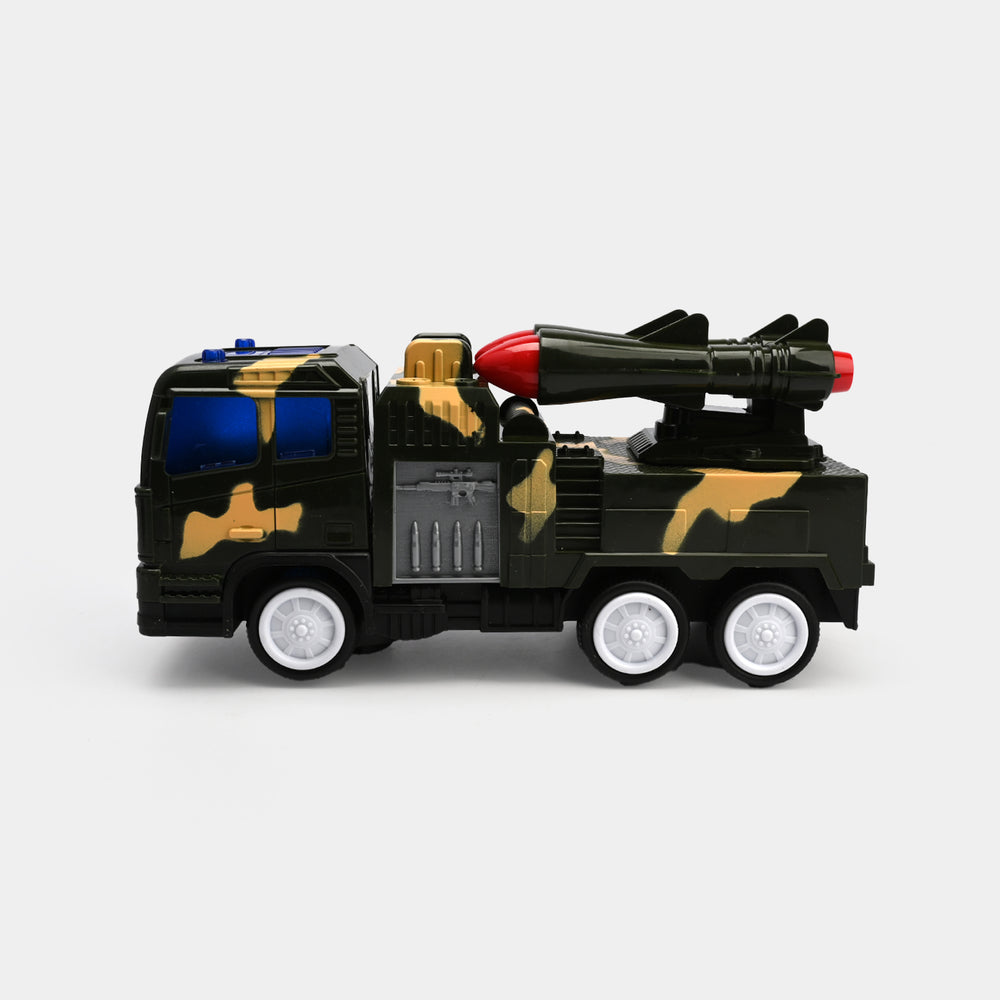 Military Vehicle Toy – Electric Light & Sound Camouflage Truck