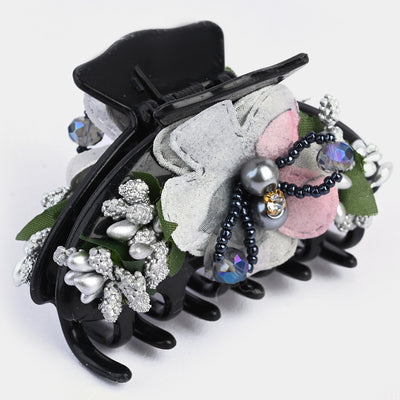 Girls Flower Hair Catcher/Claw Clip